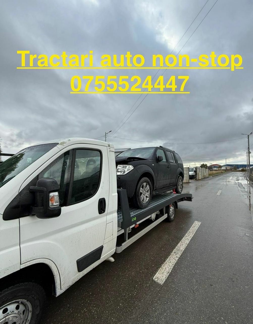Tractări Auto București - Camion profesional de remorcare CBL