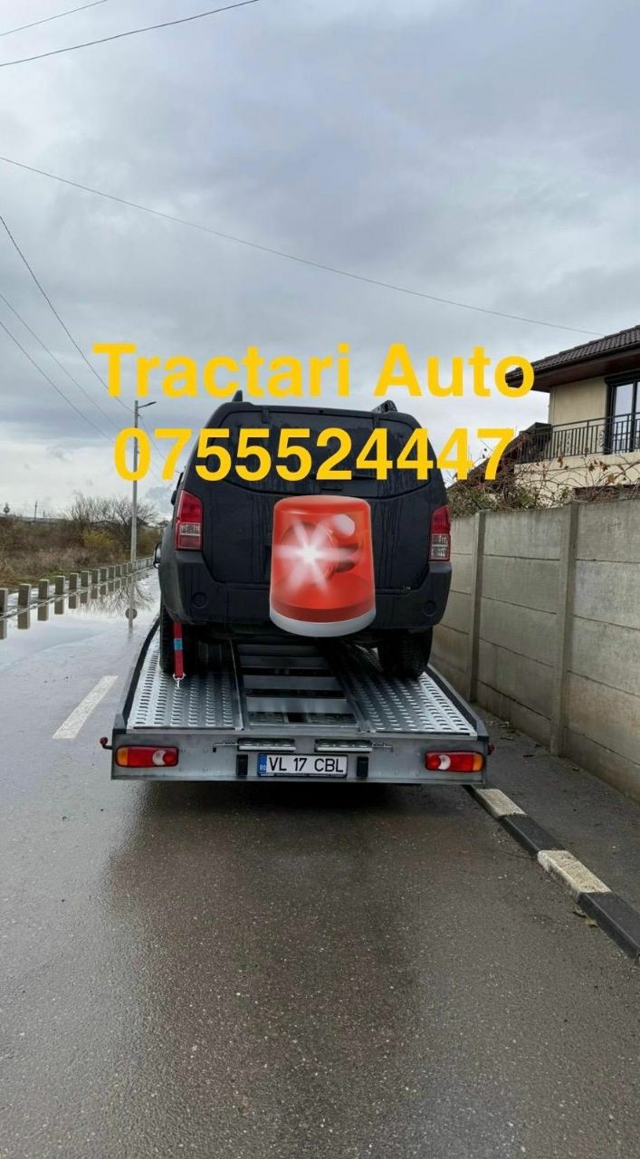 Platformă auto București pentru transport vehicule avariate